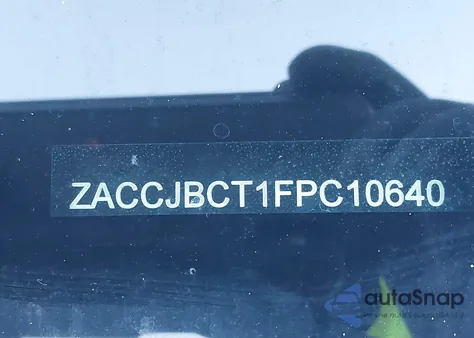 2015 Jeep Renegade Trailhawk from USA, damaged, VIN ZACCJBCT1FPC10640